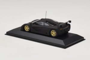 McLaren F1 GTR Prototype Črna Mat Z Zlatimi Platišči Minichamps 1:43 MCLAREN008 Kovina – slika 2 od 4