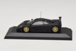 McLaren F1 GTR Prototype Črna Mat Z Zlatimi Platišči Minichamps 1:43 MCLAREN008 Kovina – slika 3 od 4