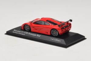 McLaren F1 GTR Prototype World Special Rdeč Minichamps 1:43 MCLAREN007 Kovina – slika 2 od 4