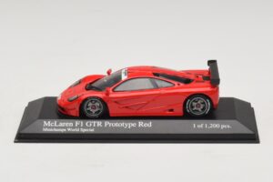 McLaren F1 GTR Prototype World Special Rdeč Minichamps 1:43 MCLAREN007 Kovina – slika 3 od 4