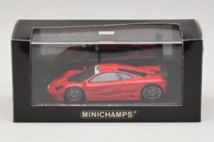 McLaren F1 GTR Prototype World Special Rdeč Minichamps 1:43 MCLAREN007 Kovina – slika 4 od 4