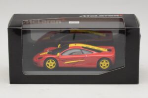 McLaren F1 Rdeča Z Rumenimi Črtami Minichamps 1:43 MCLAREN006 Kovina – slika 4 od 4