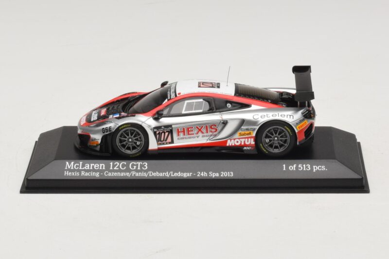McLaren MP4-12C GT3 #107 Hexis Racing Cazenave / O. Panis 24 Hours of Spa 2013 Minichamps 1:43 437131397 Kovina