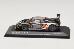 McLaren MP4-12C GT3 #5 Boutsen Racing Guilvert / Dermont 24 Hours of Spa 2013 Minichamps 1:43 437131305 Kovina