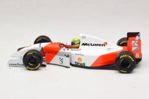McLaren MP4/8 Ford #8 A. Senna Winner European GP 1993 Minichamps 1:18 540931818 Kovina – slika 4 od 7