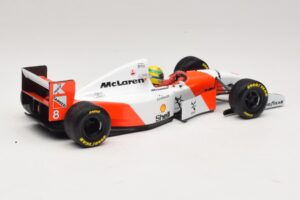 McLaren MP4/8 Ford #8 A. Senna Winner European GP 1993 Minichamps 1:18 540931818 Kovina – slika 6 od 7