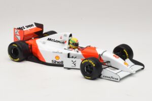 McLaren MP4/8 Ford #8 A. Senna Winner European GP 1993 Minichamps 1:18 540931818 Kovina – slika 7 od 7