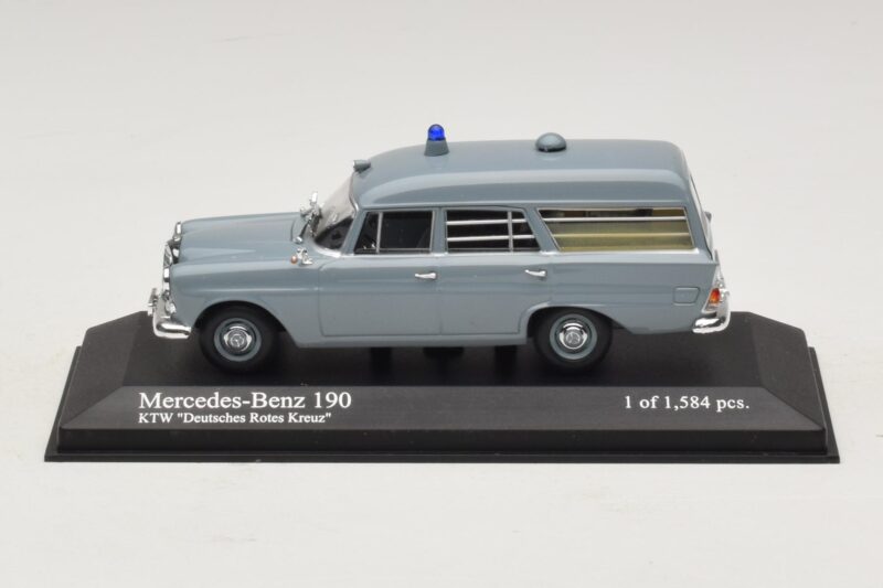 Mercedes 190 W110 Rešilni Avto DRK Minichamps 1:43 400037270 Kovina