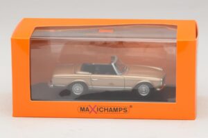 Mercedes 230 SL W113 Zlata Metalik Maxichamps 1:43 940032230 Kovina – slika 4 od 4