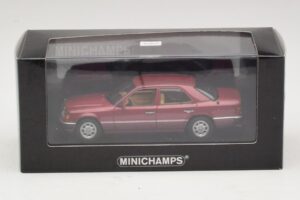 Mercedes 230E W124 Rdeča Metalik Minichamps 1:43 400037001 Kovina – slika 4 od 4