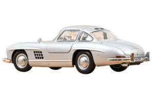 Mercedes 300 SL W198 Gullwing Srebrn Norev 1:18 183857 Kovina – slika 3 od 5
