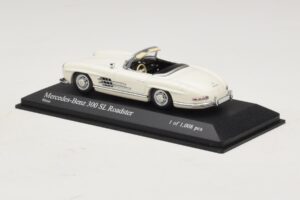 Mercedes 300 SL W198 Roadster Bel Minichamps 1:43 400039034 Kovina – slika 3 od 4