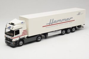 Mercedes Actros 1844LS Koffersattelzug Hammer Aachen Minichamps 1:43 499039105 Kovina