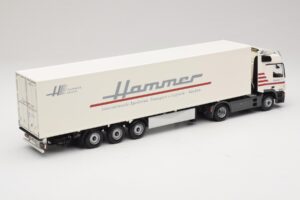 Mercedes Actros 1844LS Koffersattelzug Hammer Aachen Minichamps 1:43 499039105 Kovina – slika 2 od 6