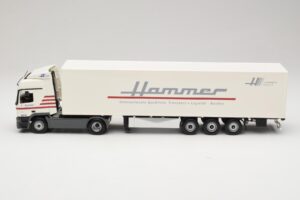 Mercedes Actros 1844LS Koffersattelzug Hammer Aachen Minichamps 1:43 499039105 Kovina – slika 3 od 6