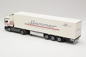 Mercedes Actros 1844LS Koffersattelzug Hammer Aachen Minichamps 1:43 499039105 Kovina – slika 5 od 6
