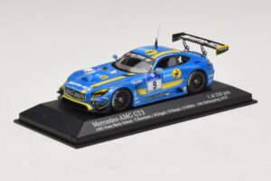 Mercedes AMG GT3 Black Falcon #9 Y. Buurman / M. Engel 24 Hours of Nurburgring 2016 Minichamps 1:43 437163009 Kovina – slika 2 od 5
