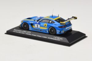 Mercedes AMG GT3 Black Falcon #9 Y. Buurman / M. Engel 24 Hours of Nurburgring 2016 Minichamps 1:43 437163009 Kovina – slika 3 od 5