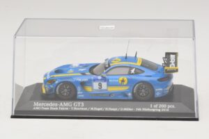 Mercedes AMG GT3 Black Falcon #9 Y. Buurman / M. Engel 24 Hours of Nurburgring 2016 Minichamps 1:43 437163009 Kovina – slika 4 od 5