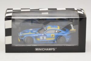 Mercedes AMG GT3 Black Falcon #9 Y. Buurman / M. Engel 24 Hours of Nurburgring 2016 Minichamps 1:43 437163009 Kovina – slika 5 od 5