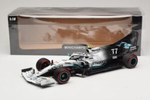 Mercedes AMG Petronas W10 #77 V. Bottas German GP 2019 Minichamps 1:18 110191177 Kovina – slika 6 od 7