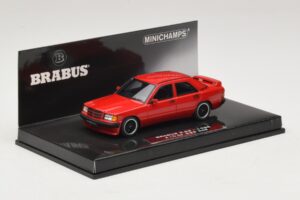 Mercedes Brabus 3.6S 190E W201 Rdeč Minichamps 1:43 437032600 Kovina – slika 2 od 5