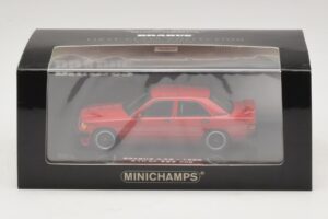 Mercedes Brabus 3.6S 190E W201 Rdeč Minichamps 1:43 437032600 Kovina – slika 5 od 5
