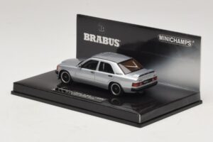 Mercedes Brabus 3.6S 190E W201 Srebrna Minichamps 1:43 437032604 Kovina – slika 3 od 5