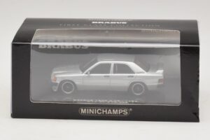 Mercedes Brabus 3.6S 190E W201 Srebrna Minichamps 1:43 437032604 Kovina – slika 5 od 5