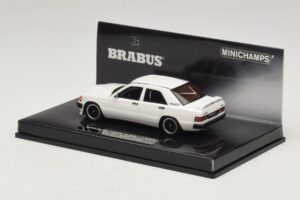 Mercedes Brabus 3.6S 190E W201 Bel Minichamps 1:43 437032602 Kovina – slika 3 od 5