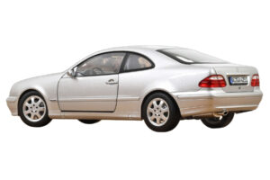 Mercedes CLK C208 Brilliant Silver Norev 1:18 183335 Kovina – slika 3 od 3
