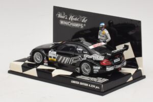 Mercedes CLK DTM #2 J. Alesi First DTM Podium Finish Hockenheim 2002 Minichamps 1:43 400023292 Kovina – slika 3 od 4