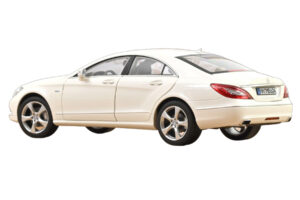 Mercedes CLS C218 Kupe Brilliant White Metallic Norev 1:18 183943 Kovina – slika 3 od 3
