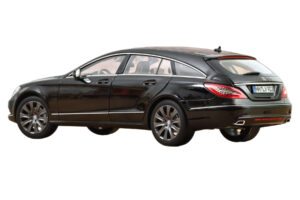Mercedes CLS Shooting Brake X218 Obsidian Black Metallic Norev 1:18 183944 Kovina – slika 3 od 3