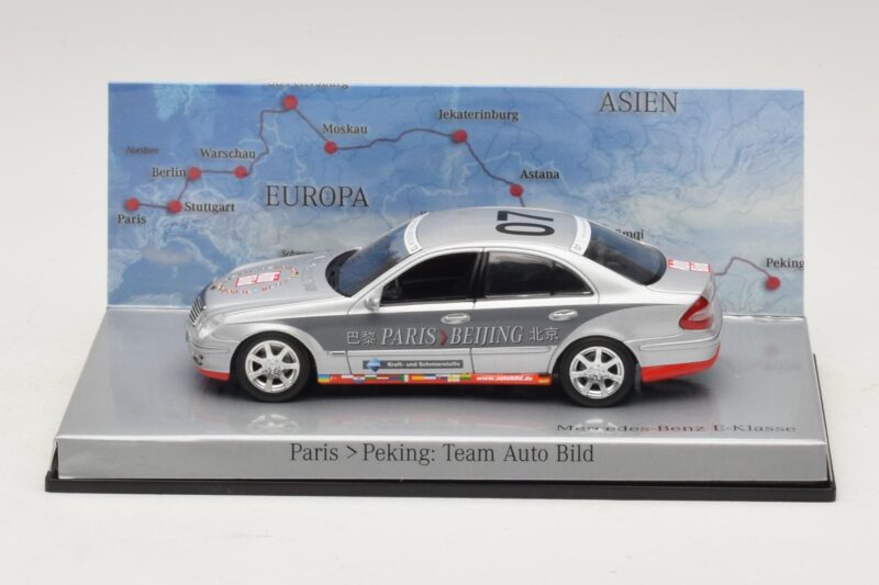 Mercedes E-Class #7 Team Auto Bild Rally Paris-Peking 2007 Minichamps 1:43 B66962263 Kovina