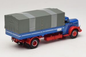 Mercedes L 315 Kamion s Ploščadjo Moder Rdeč Minichamps 1:43 439034420 Kovina – slika 2 od 6
