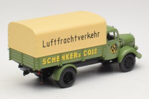 Mercedes L 3500 Tovornjak s Ploščadjo Schenker Minichamps 1:43 439350028 Kovina – slika 2 od 6