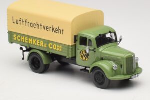Mercedes L 3500 Tovornjak s Ploščadjo Schenker Minichamps 1:43 439350028 Kovina – slika 4 od 6