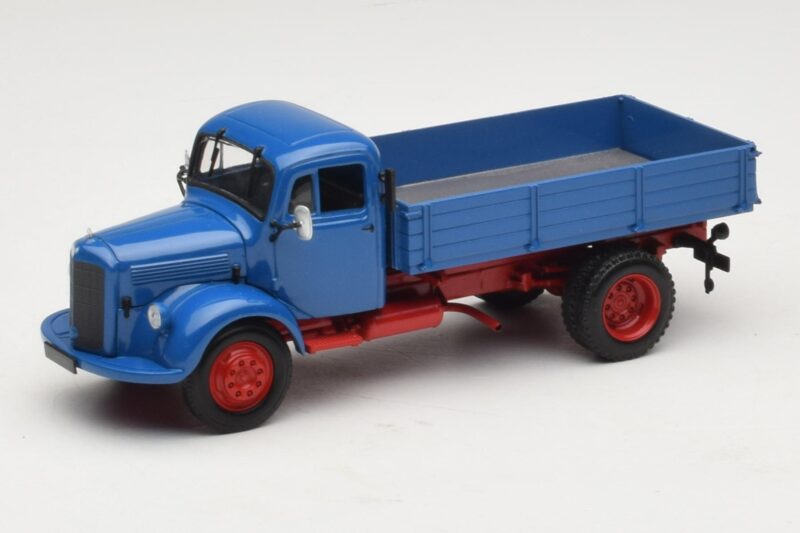 Mercedes L 3500 Prekucnik Modra Rdeča Minichamps 1:43 439350004 Kovina