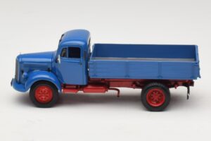 Mercedes L 3500 Prekucnik Modra Rdeča Minichamps 1:43 439350004 Kovina – slika 3 od 6