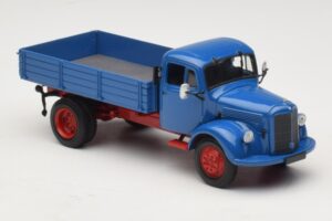 Mercedes L 3500 Prekucnik Modra Rdeča Minichamps 1:43 439350004 Kovina – slika 4 od 6