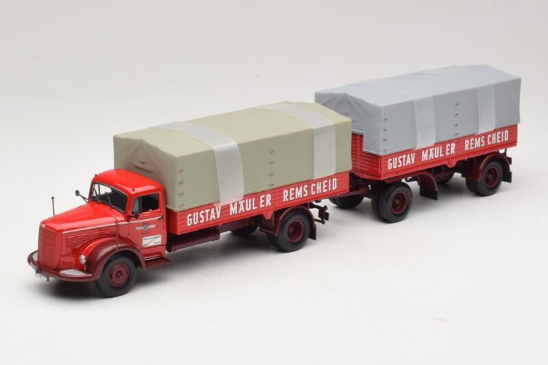 Mercedes L315 Pritschenzug Gustav Mauler Minichamps 1:43 499034720 Kovina