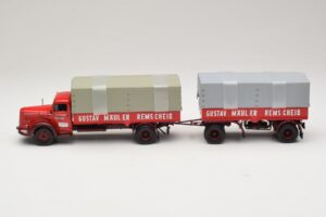 Mercedes L315 Pritschenzug Gustav Mauler Minichamps 1:43 499034720 Kovina – slika 3 od 6