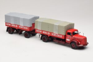 Mercedes L315 Pritschenzug Gustav Mauler Minichamps 1:43 499034720 Kovina – slika 4 od 6