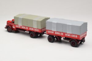 Mercedes L315 Pritschenzug Gustav Mauler Minichamps 1:43 499034720 Kovina – slika 5 od 6