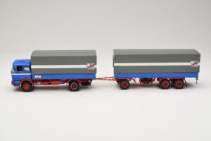 Mercedes LP1620 Pritschenzug Fern Schnell Gut Minichamps 1:43 499034820 Kovina – slika 3 od 6