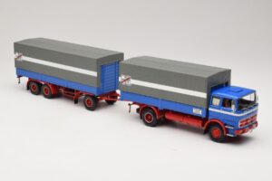 Mercedes LP1620 Pritschenzug Fern Schnell Gut Minichamps 1:43 499034820 Kovina – slika 4 od 6