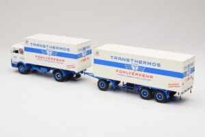 Mercedes LP1624 Kühlzug Transthermos Minichamps 1:43 499034840 Kovina – slika 5 od 6