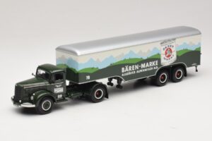 Mercedes LS315 Koffersattelzug Bärenmarke Minichamps 1:43 499034780 Kovina