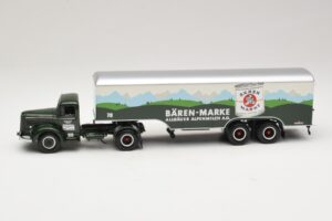 Mercedes LS315 Koffersattelzug Bärenmarke Minichamps 1:43 499034780 Kovina – slika 3 od 6